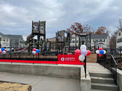 Lyman Park Community New Children's Tot Lot Playground