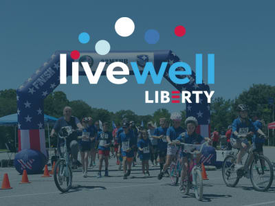 Team Members at 22 Miles to Break Boundaries, a wellness event. 