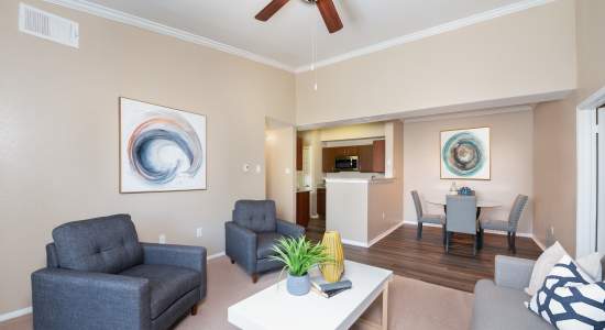 Living Room at Briargrove at Vail in , 