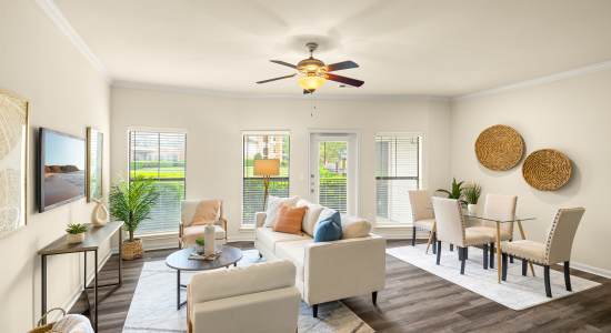 Open Living Area at Onion Creek Luxury Apartments Apartments in Austin,  