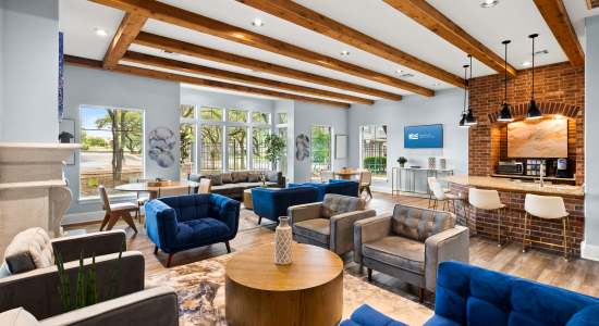 Community Room at The Estates of Northwoods apartments in San Antonio, TX 