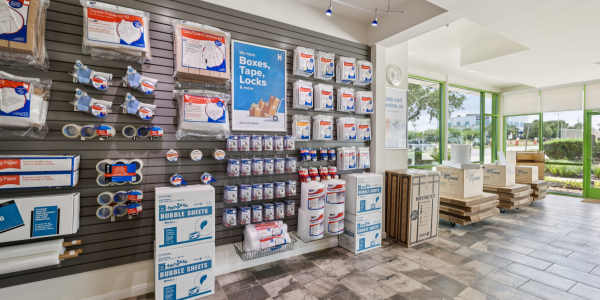 Packing supplies at Storage Hub - Sonterra in San Antonio, Texas