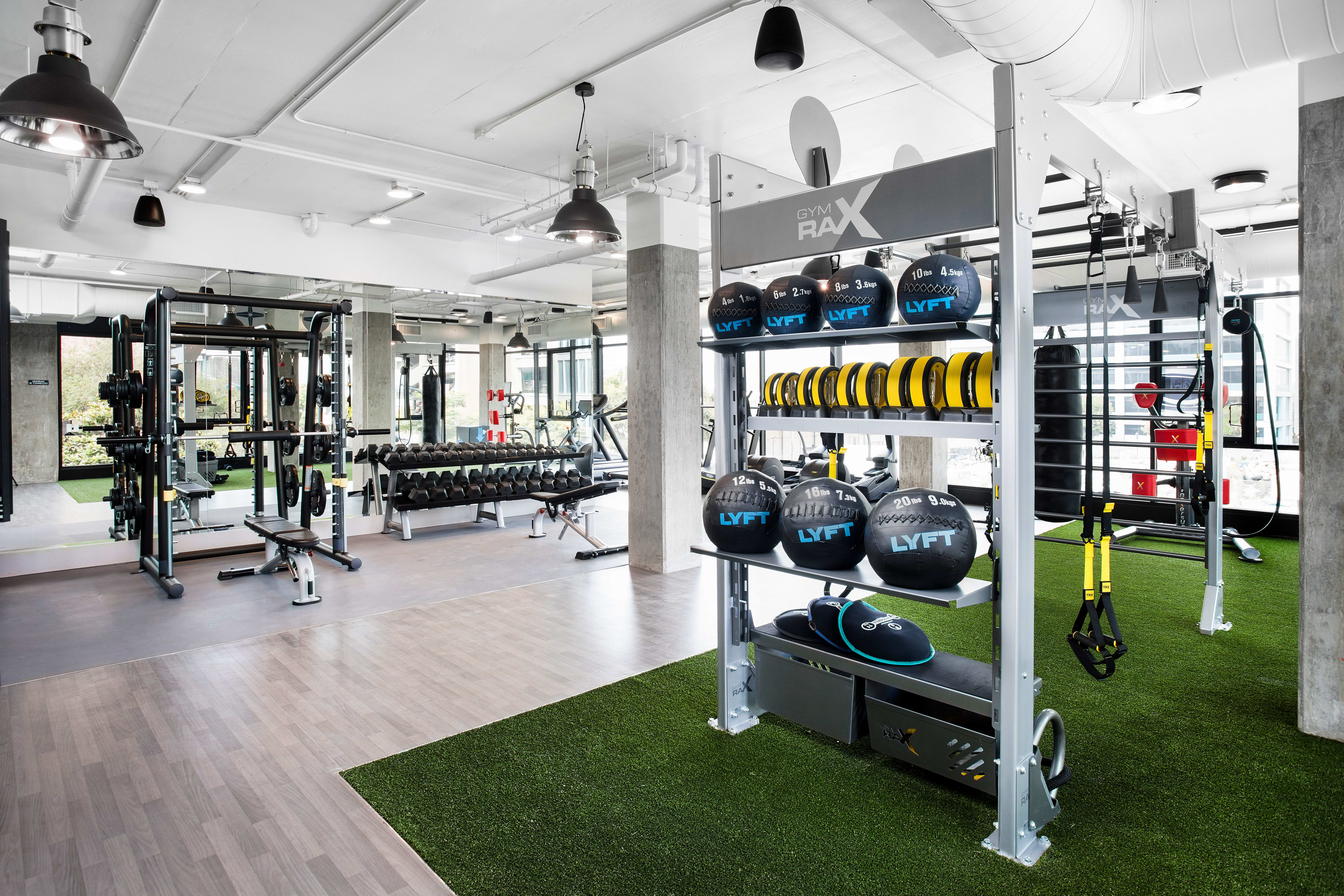 Get a workout in at our fitness center at The Artisan in San Diego, California