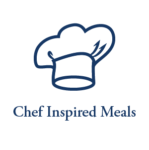 Chef inspired meals icon for Esplanade of Woodmere in Woodmere, New York