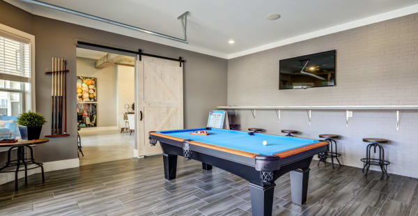 Pool table at Ansley Commons Apartment Homes in Ladson, South Carolina