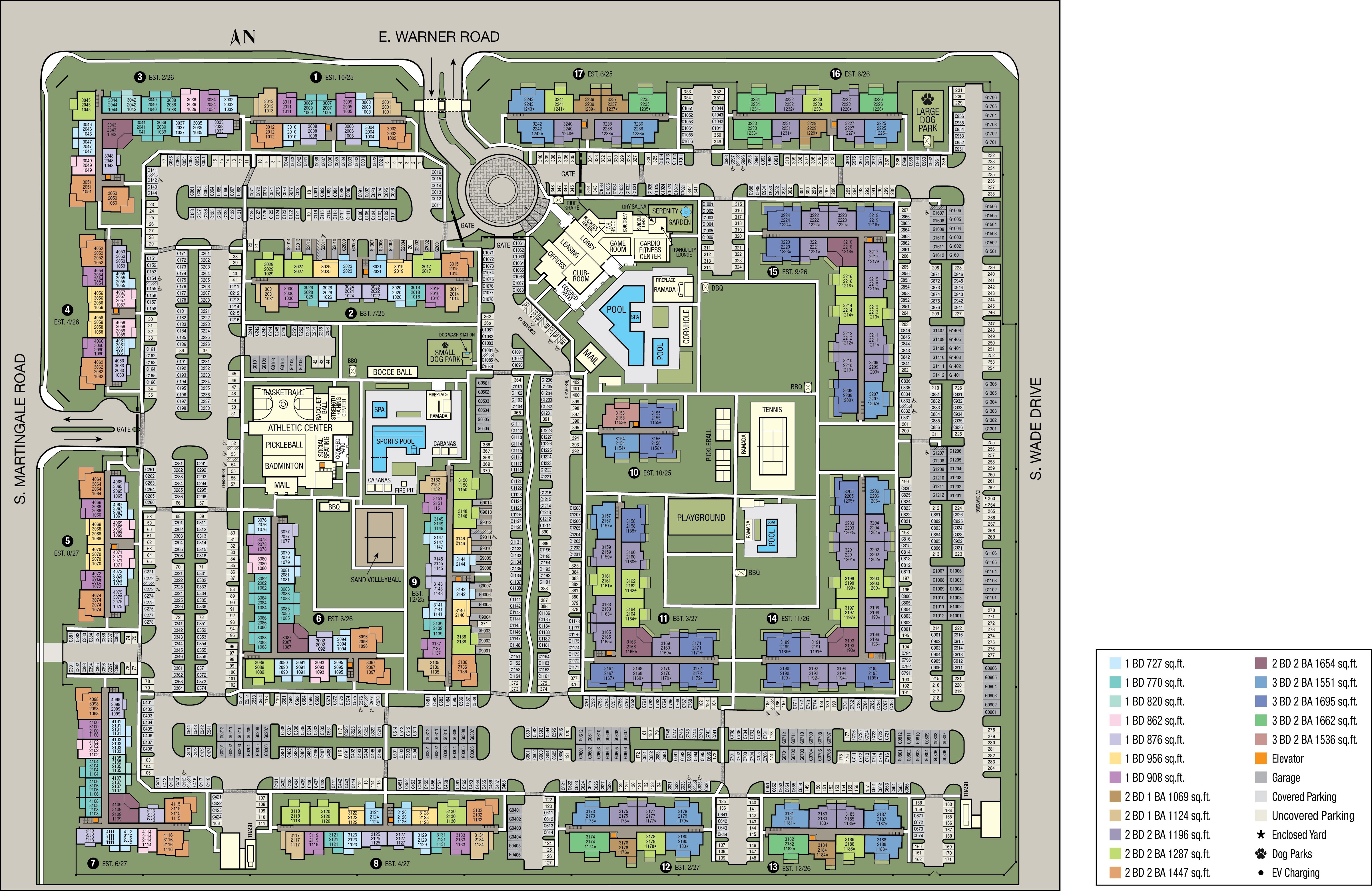 Tuscany at Gabriella Point Site Map at Tuscany at Gabriella Pointe, Gilbert, Arizona