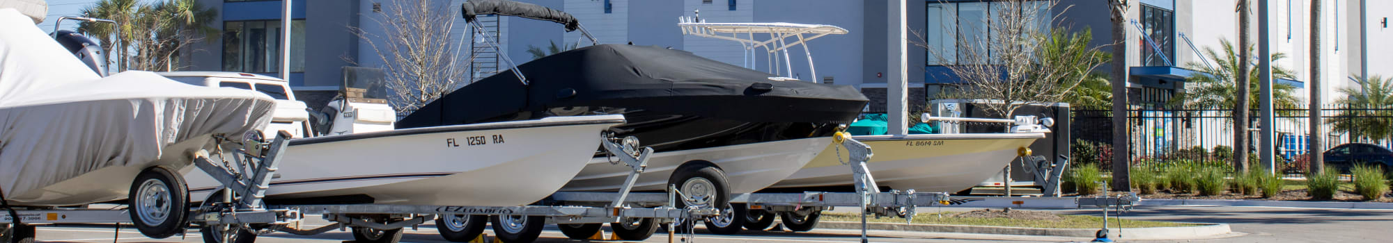 Boat storage parking at Atlantic Self Storage