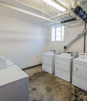 Laundry room at Milepost 5 in Portland, Oregon