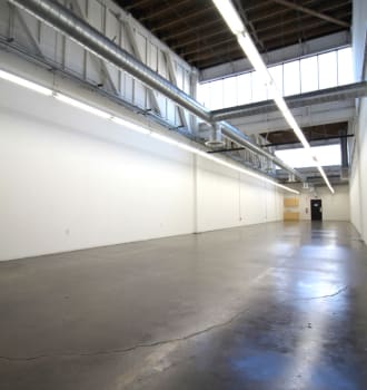Large warehouse space at FlexHQ in Los Angeles, California