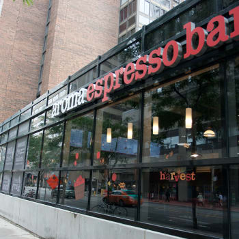 Espresso shop near 57 Charles at Bay in Toronto