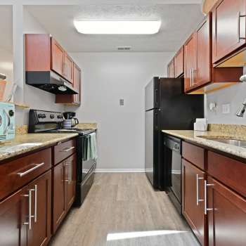 Granite Countertops at Oak Run Apartments in Columbus, Ohio