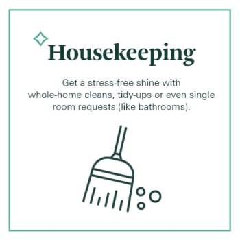 Housekeeping poster at Timberline View in Buford, Georgia