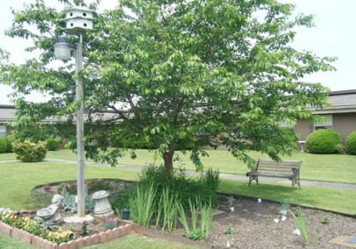 The garden at Wesley Acres, a Methodist Homes of Alabama & Northwest Florida community. 