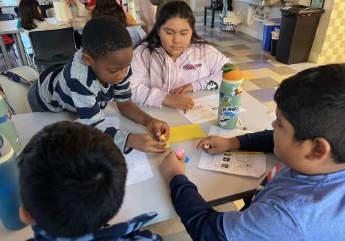 Art project at Juniper Creek in Austin, Texas