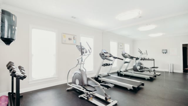 Gym at Halcyon Park Apartments in Montgomery, Alabama