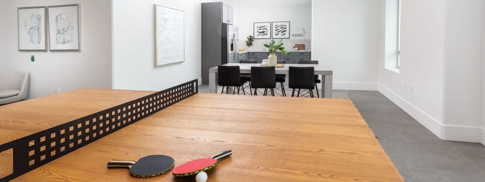 Ping Pong Table in Clubhouse The Hardison in Salt Lake City, Utah