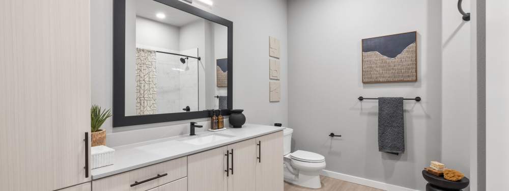 Spacious Bathroom at The Highlands at Silverdale in Silverdale, Washington