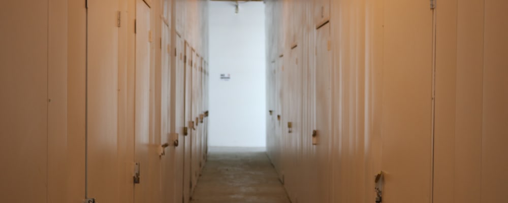 Clean hallways at Golden State Storage - Big Bear in Big Bear, California