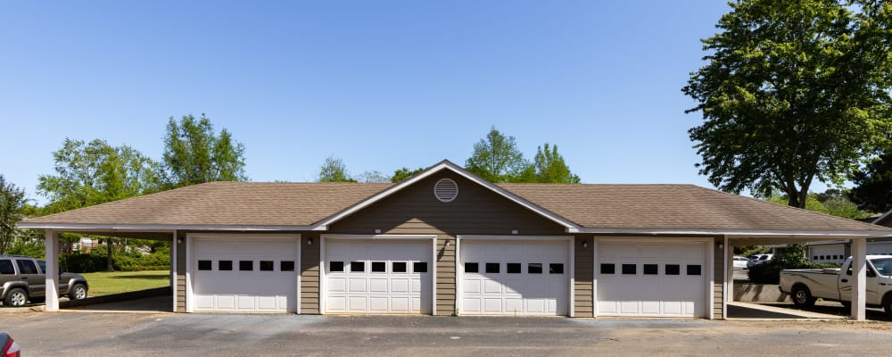 Garages available for residents at Gates at Jubilee in Daphne, Alabama