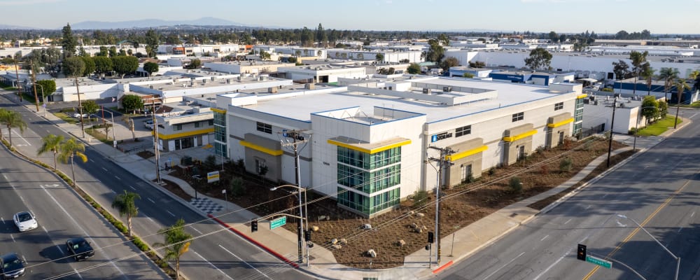 aerial image of entire Golden State Storage Santa Fe Springs location