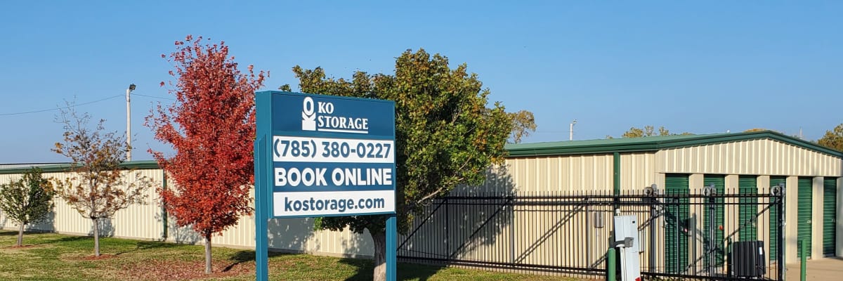 Unit size guide from KO Storage in Salina, Kansas