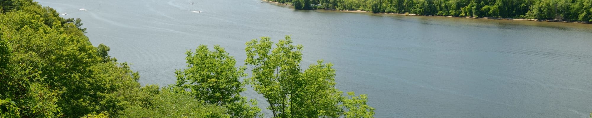 Aerial view of the Connecticut River