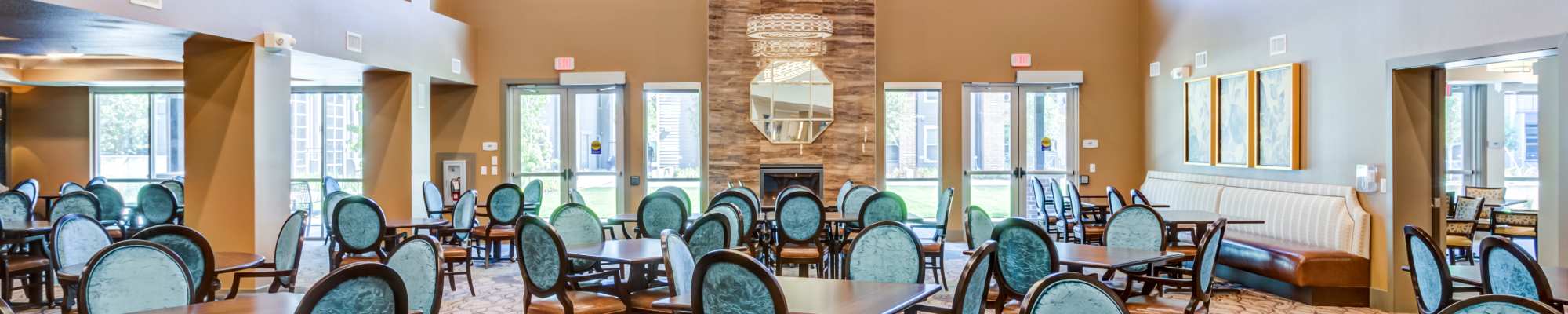 Dining Hall at Watermere at Woodland Lakes in Conroe, Texas