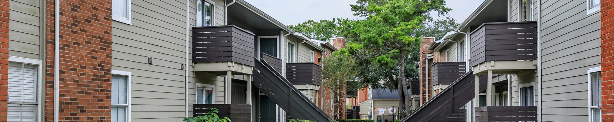 Cityscape view of residential buildings at Houston, Texas