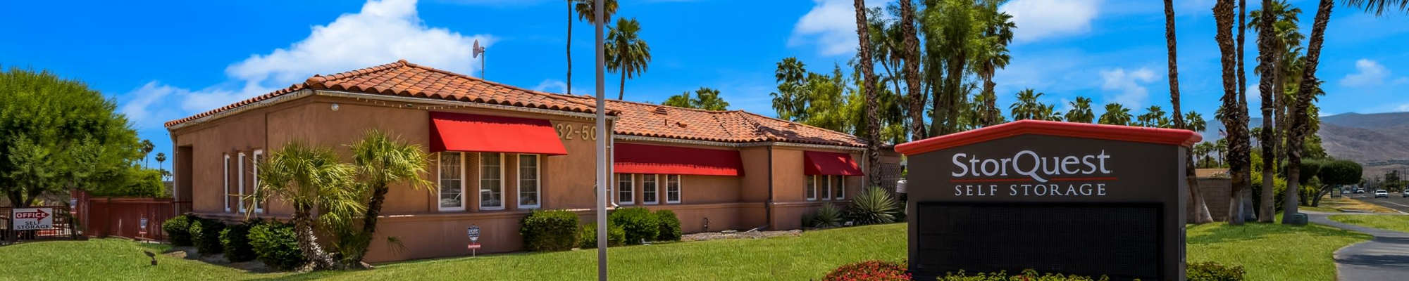 Climate controlled units at StorQuest Self Storage in Cathedral City, California