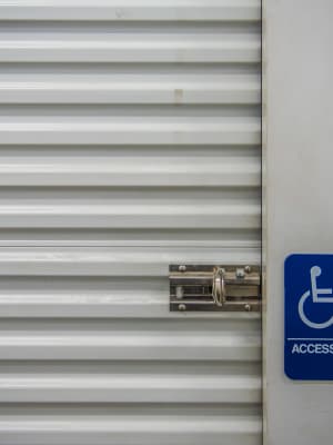 An accessible storage unit at Nova Storage in South Gate, California