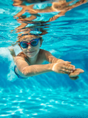 Swimming Pool at The Abbey at Jones Road in Houston, Texas