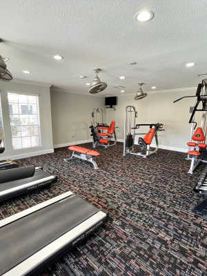 Fitness Center at The Abbey at Champions in Houston, Texas