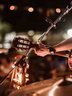 Friends having a fun time out on the town near Tryon Farms in Charlotte, North Carolina