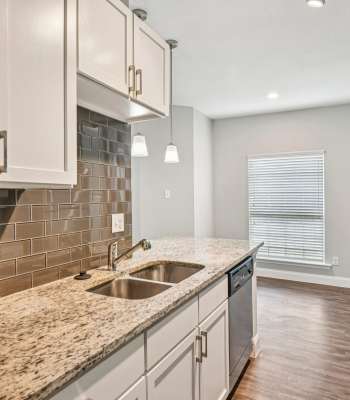 Kitchen at Green Tree Place in Houston, Texas