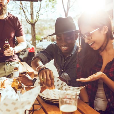 Cuisine in range of The Park at Cooper Point Apartments