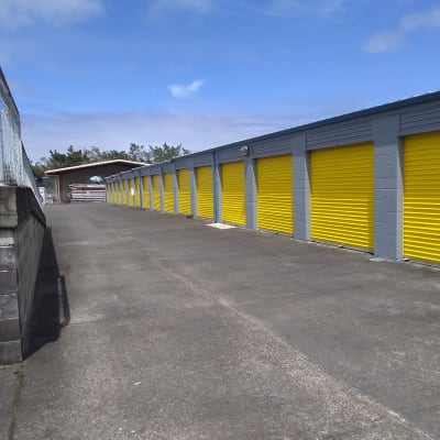 Outdoor ground floor units at Storage Star Hilo in Keaau, Hawaii