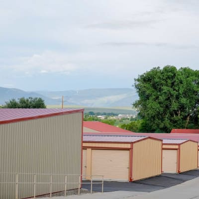 Ground floor units at Storage Star Sheridan in Sheridan, Wyoming