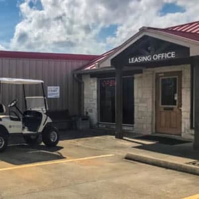 The leasing office at Storage Star Tomball in Tomball, Texas