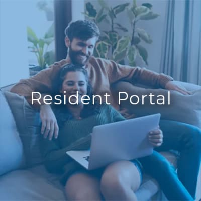 Link to the resident portal at Mediterranean Village in West Hollywood, California