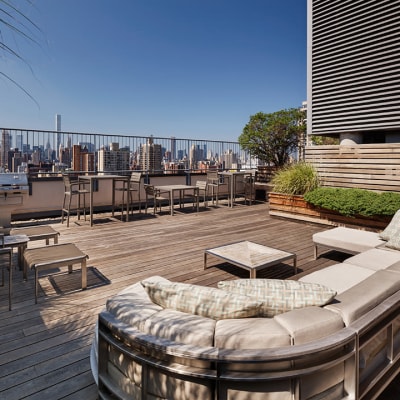 Awesome rooftop lounge area with nice view at The Ventura in New York, New York