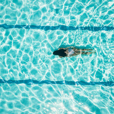 Enjoying the pool at Bellrock Summer Street in Houston, Texas