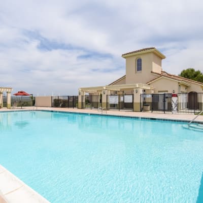 swimming pool at Wire Mountain II in Oceanside, California