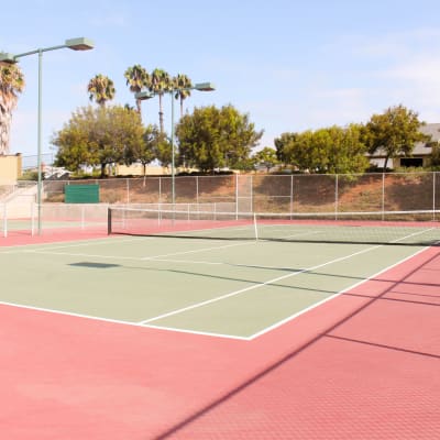 Tennis Court at Sea Breeze Village in Seal Beach, California