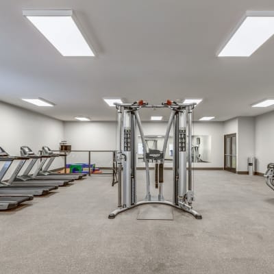 the fitness center at Seaside Village in Oceanside, California