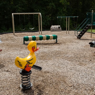 A playground for children at Lyman Park in Quantico, Virginia