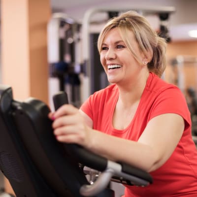 a woman working out at Foxville Gardens in Sabillasville, Maryland