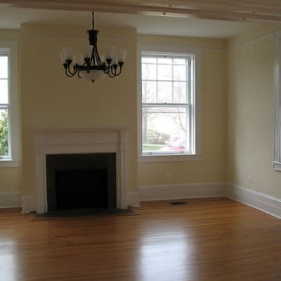 fireplace at Wood Road in Annapolis, Maryland