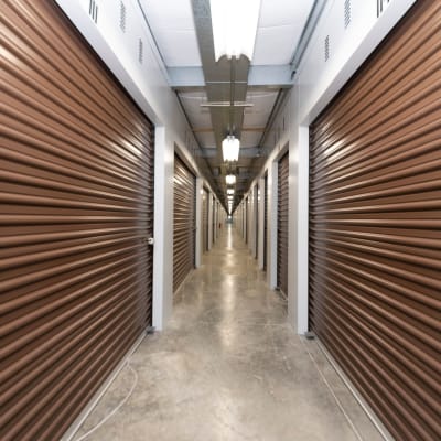 Interior units at Advantage Self Storage in Stevensville, Maryland
