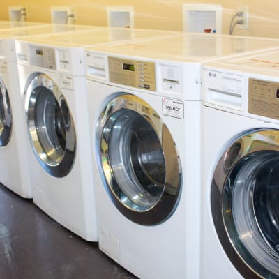 the laundry room at Terrace View Villas in San Diego, California