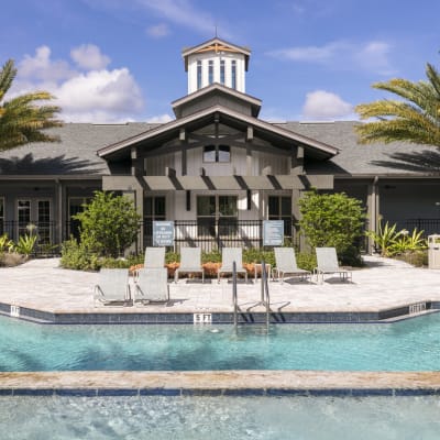 Gorgeous swimming pool at Integra 289 Exchange in DeBary, Florida